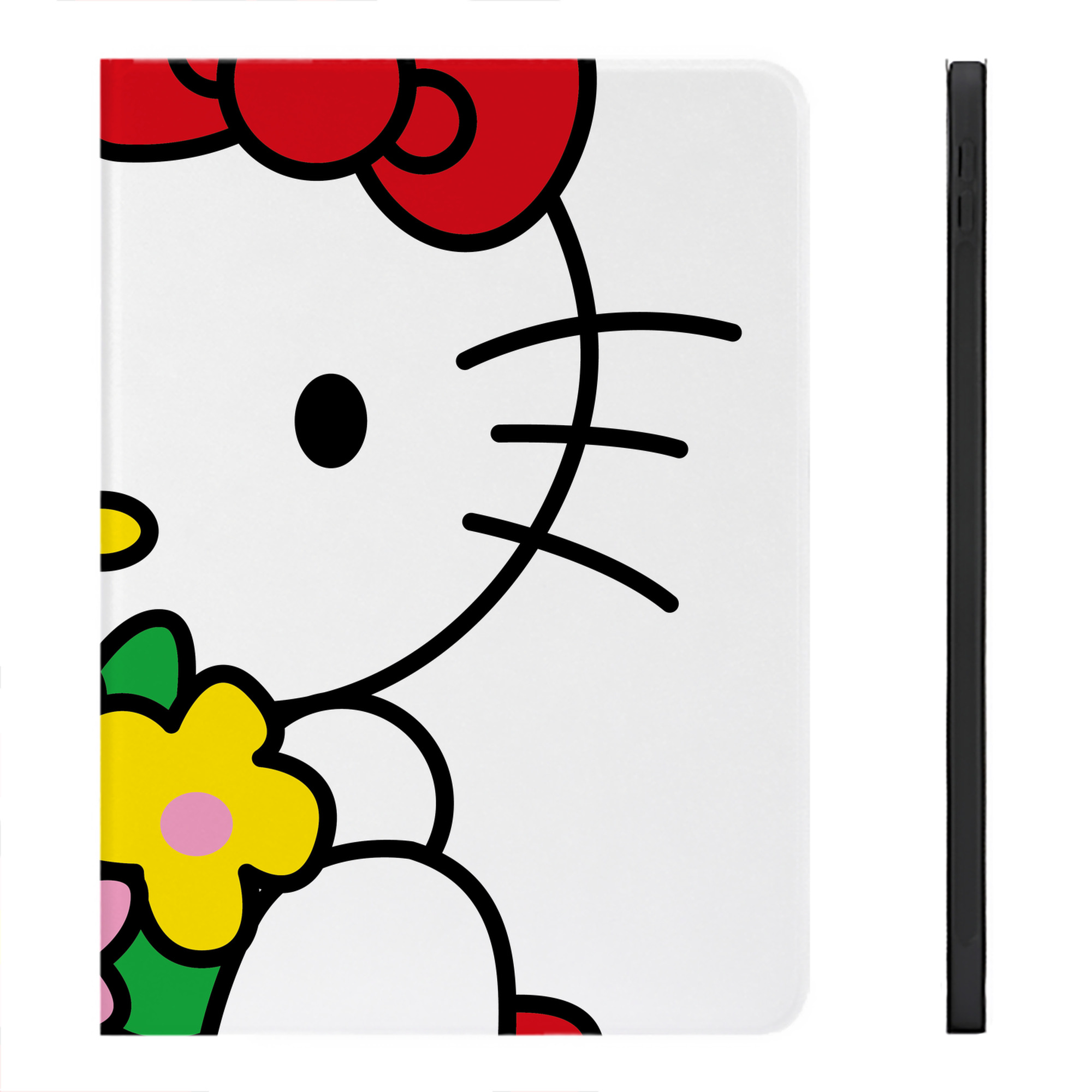 （画像用） Hello Kitty ハローキティ IPadケース ペンホルダー付き ブックスタイルデザイン